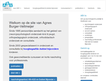 Tablet Screenshot of agnesburger.nl